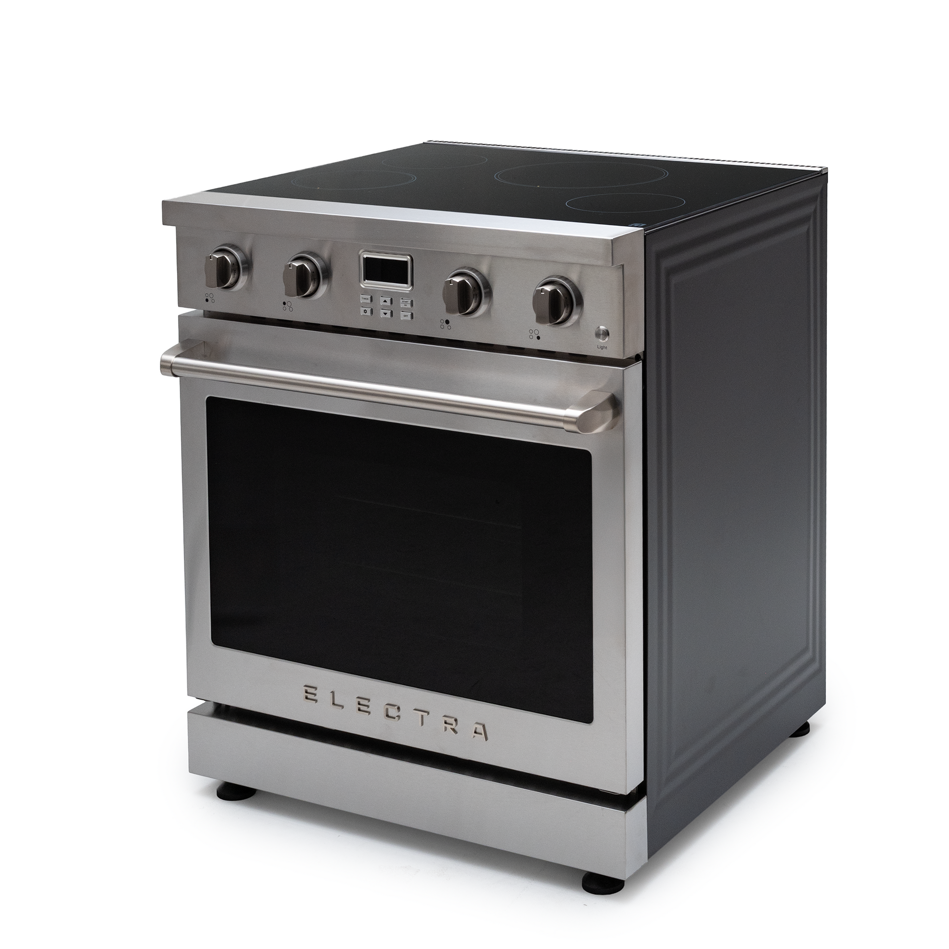 Electra Induction Stove displayed at a 45 degree angle